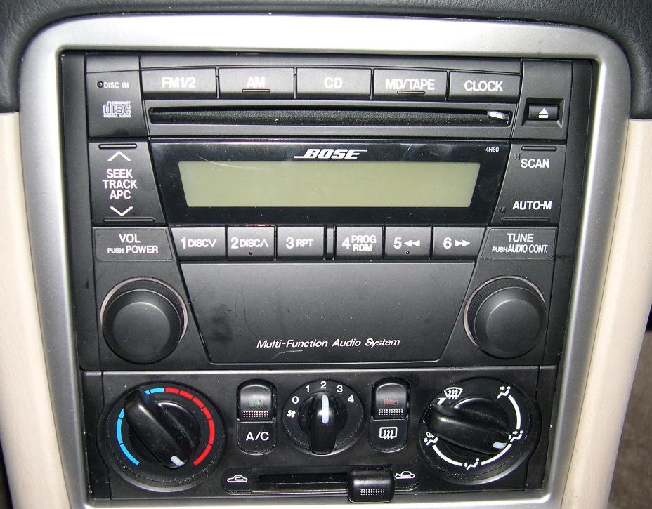 1991 Mazda Miatum Oem Radio Wiring - Wiring Diagram Schema