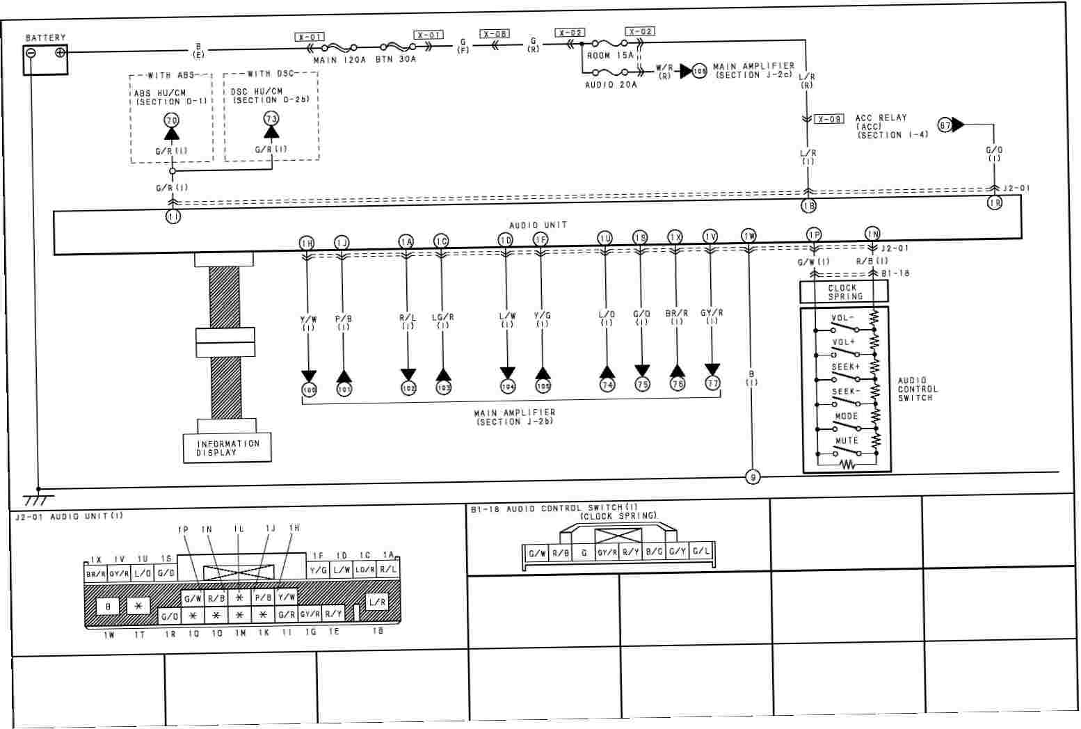 The Mazda NB OEM Audio System FAQ 2003 mazda miata radio wiring diagram 