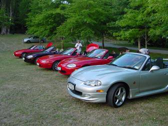 MX-5's at the Lord Nelson Parade