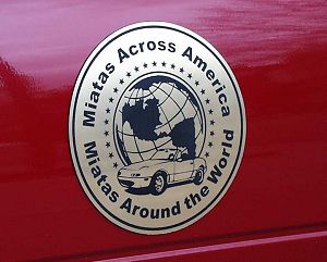 Miatas Across the World Plaque