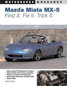 90-97 Mazda Miata MX5 NA Soft Convertible Top (Black) 1 Small Tear Above LH  Door 